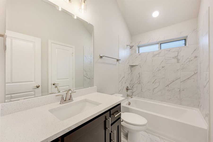 Furnished interior view inside a new home in Mockingbird Heights Classic 60, Midlothian (Image 12).