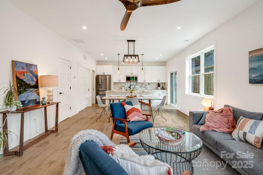 Furnished interior view inside a new home in , Asheville (Image 6).