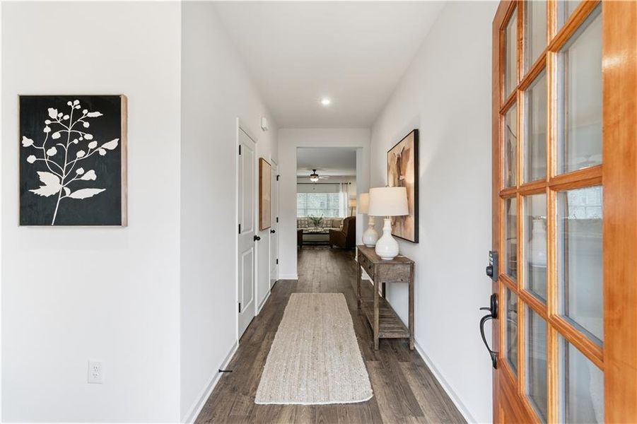 Furnished interior view inside a new home in Meadow Pines, Dallas (Image 10).