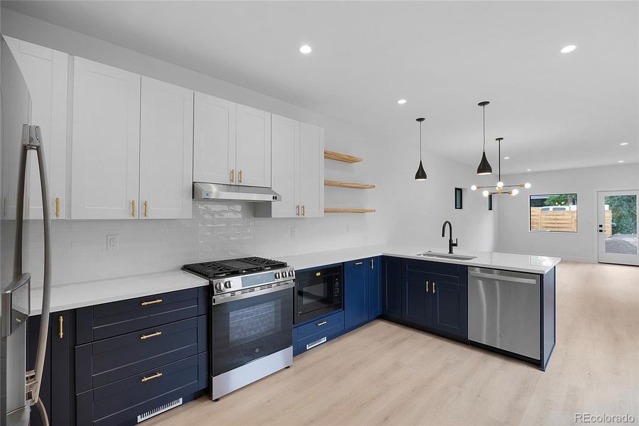 Furnished interior view inside a new home in , Denver (Image 14).