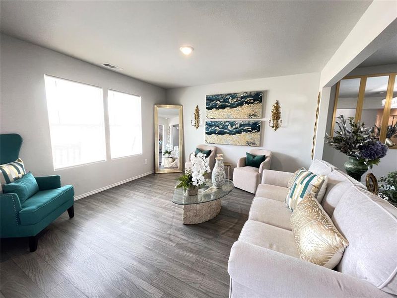 Furnished interior view inside a new home in , Chandler (Image 24).