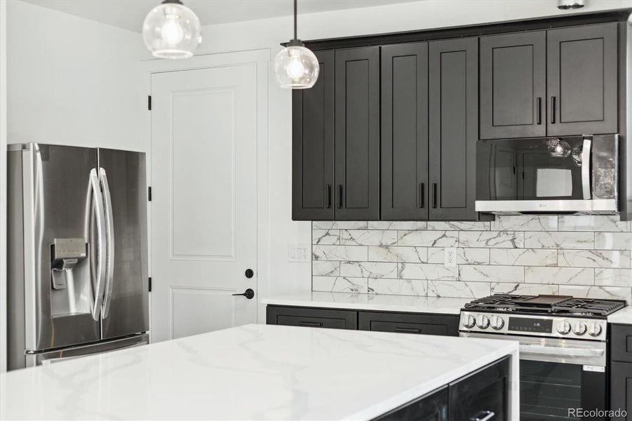 Furnished interior view inside a new home in , Denver (Image 13).