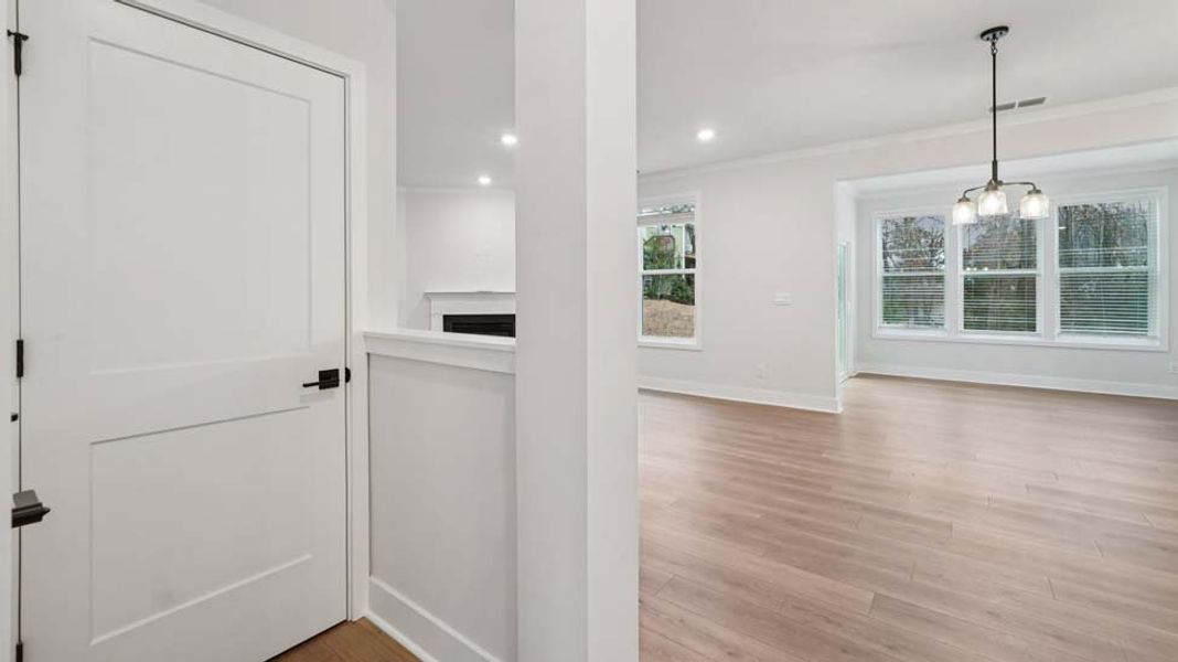 Spacious, unfurnished interior of a new home in Oak Grove Hill, Huntersville (Image 20). Spacious, unfurnished interior of a new home in Oak Grove Hill, Huntersville (Image 20).