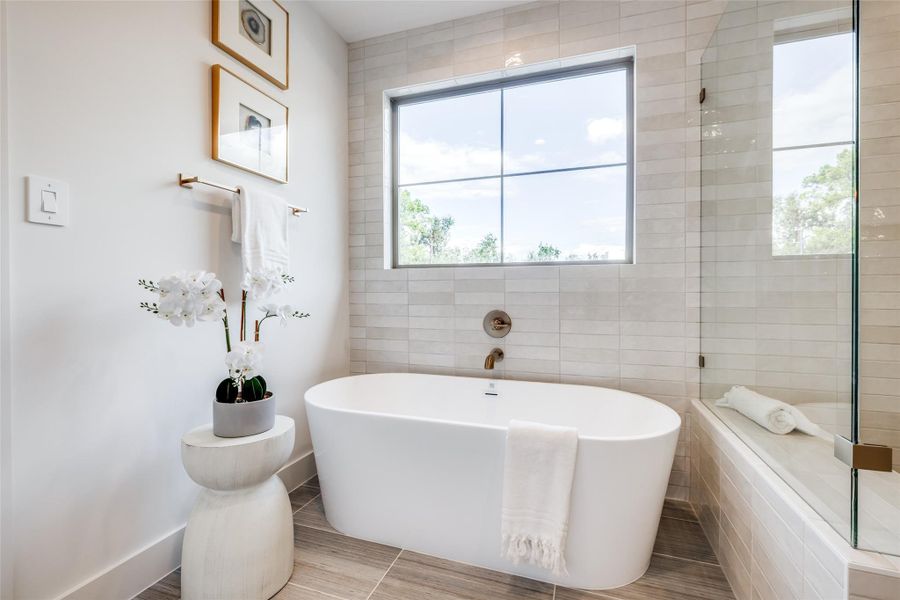 Furnished interior view inside a new home in , Houston (Image 40).