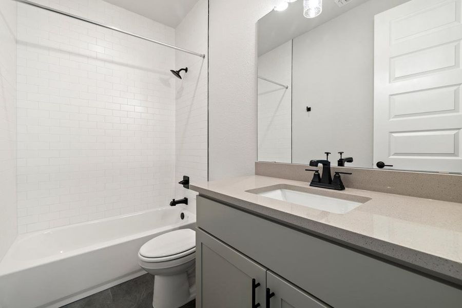 Furnished interior view inside a new home in Lariat, Liberty Hill (Image 17).