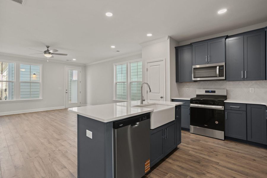 Furnished interior view inside a new home in , Greenwood (Image 5).