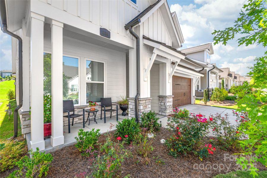 Front exterior of a new home in , Waxhaw, NC, highlighting curb appeal (Image 20).