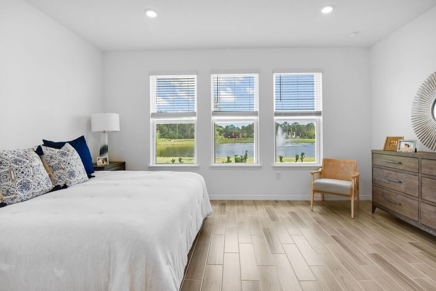 Furnished interior view inside a new home in Windward Preserve, Cocoa (Image 15).
