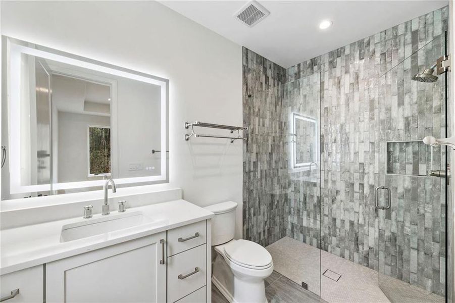 Furnished interior view inside a new home in , Sandy Springs (Image 5). Furnished interior view inside a new home in , Sandy Springs (Image 5).