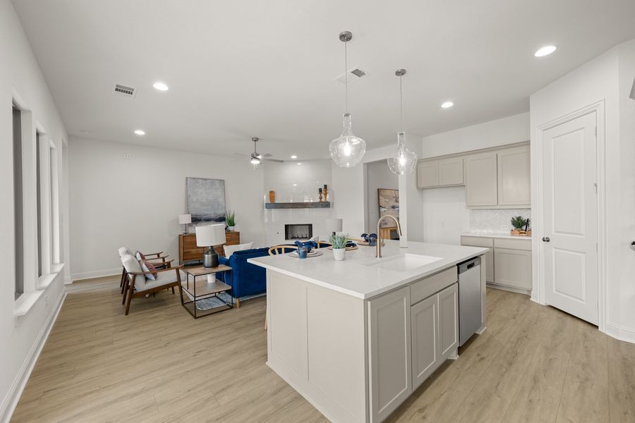 Furnished interior view inside a new home in Panchasarp Farms, Burleson (Image 15).