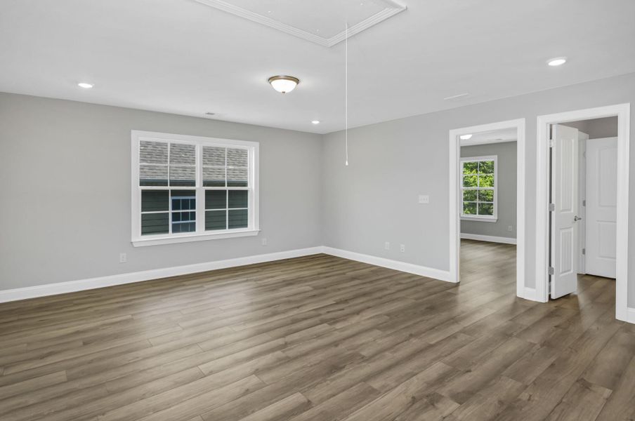 Spacious, unfurnished interior of a new home in Cobblestone Park, Blythewood (Image 26). Spacious, unfurnished interior of a new home in Cobblestone Park, Blythewood (Image 26).