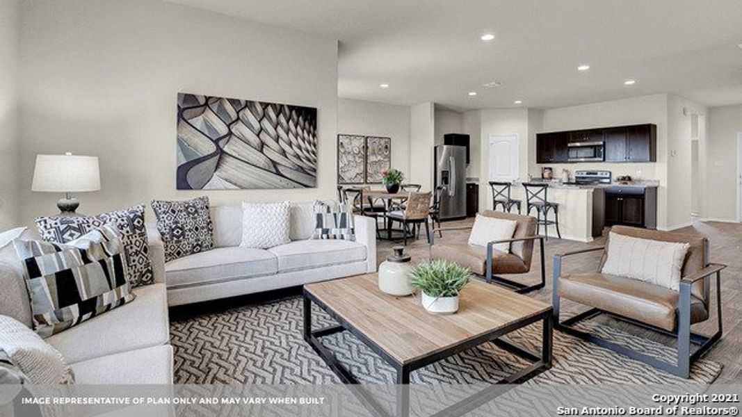 Furnished interior view inside a new home in Arroyo Ranch, Seguin (Image 24). Furnished interior view inside a new home in Arroyo Ranch, Seguin (Image 24).
