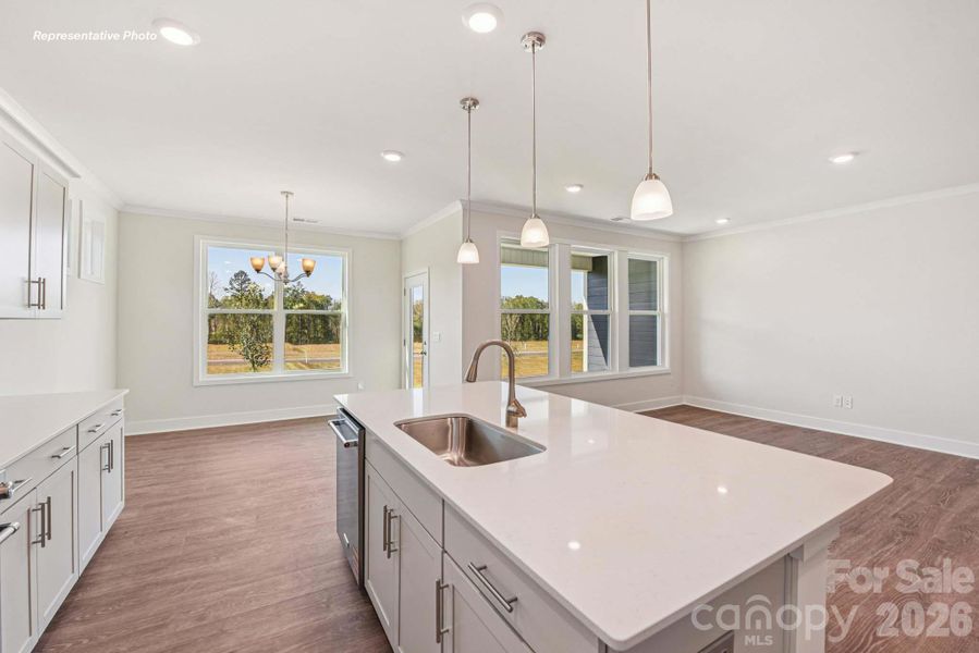 Furnished interior view inside a new home in Westport, York (Image 5).