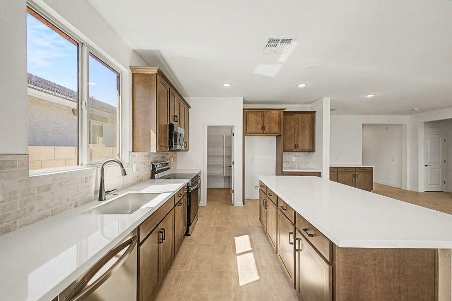 Furnished interior view inside a new home in The Villages at North Copper Canyon, Surprise (Image 3).