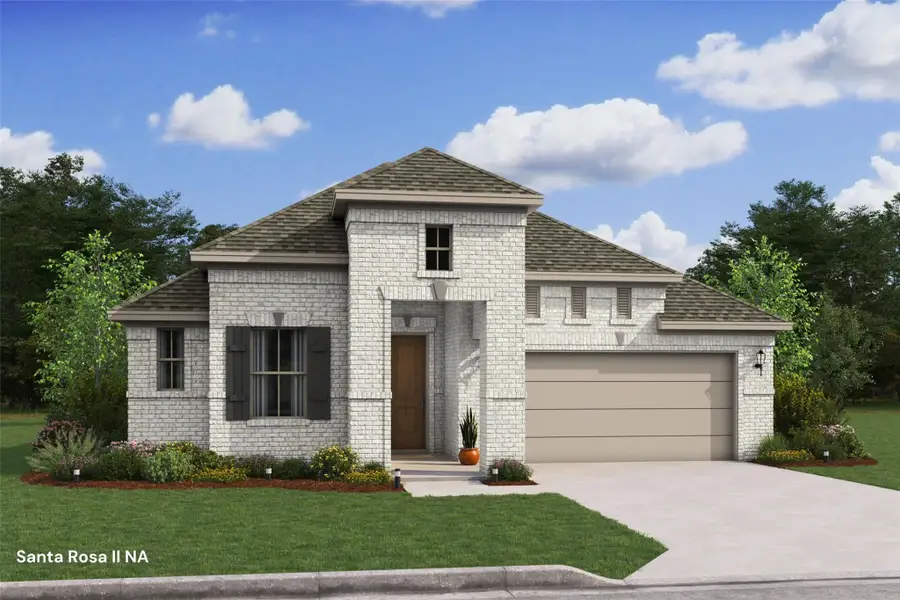Lovely Santa Rosa II home design in NA elevation built by K. Hovnanian Homes in the master planned community of Marvida. (*Artist rendering used for illustration purposes only.)