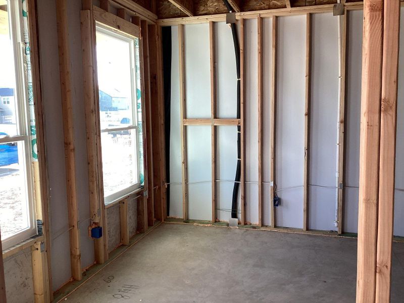 In-progress construction of a new home in The Cottages at Lariat, Liberty Hill, TX (Image 28). In-progress construction of a new home in The Cottages at Lariat, Liberty Hill, TX (Image 28).