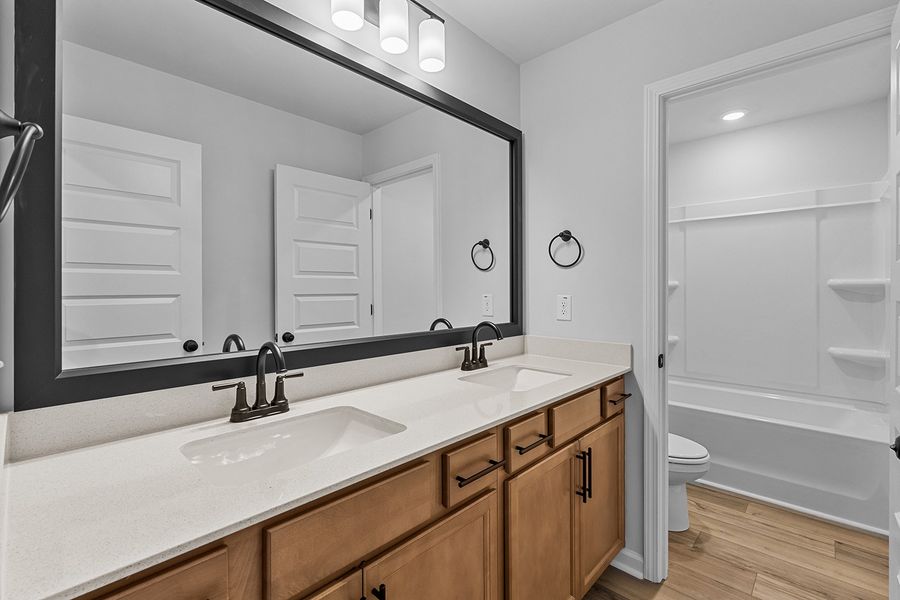 Furnished interior view inside a new home in Fieldstone, Lexington (Image 20).