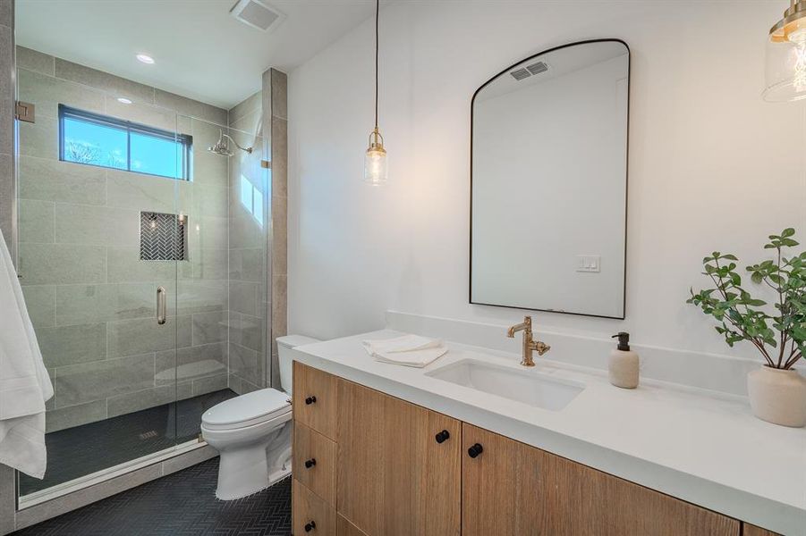 Furnished interior view inside a new home in , University Park (Image 36).