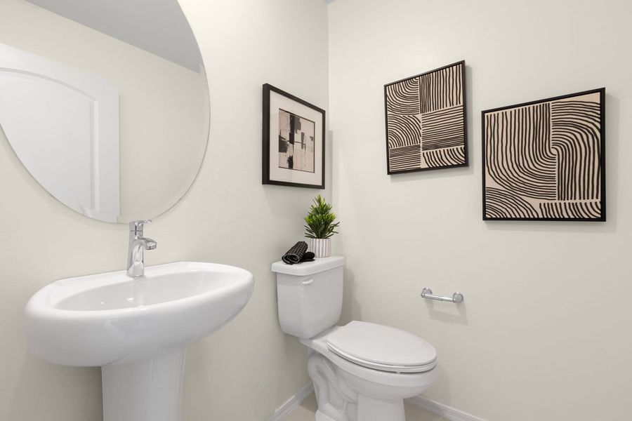 Representative furnished interior of a home built from the 1442 by KB Home in Enclaves at Tumamoc, Tucson (Image 11).