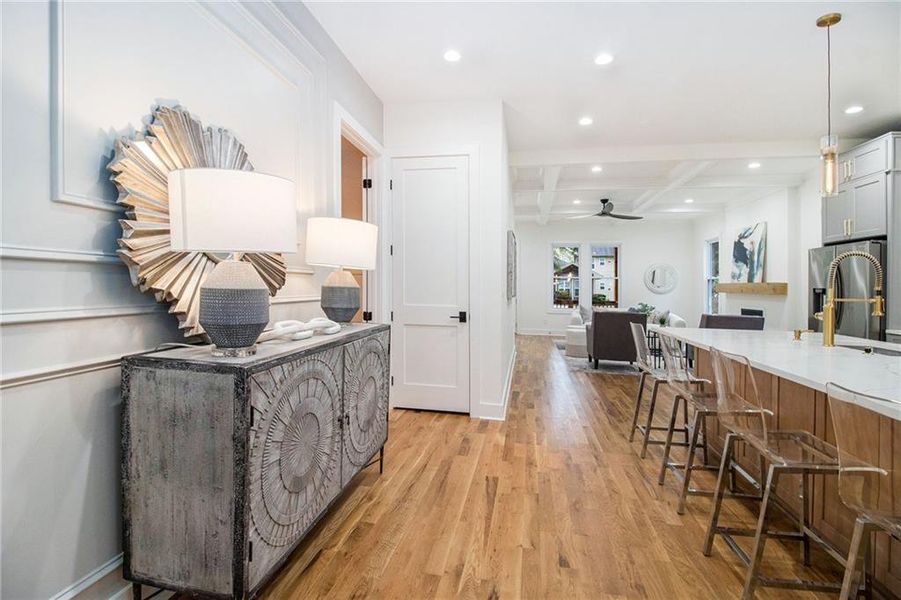 Furnished interior view inside a new home in , Atlanta (Image 16). Furnished interior view inside a new home in , Atlanta (Image 16).