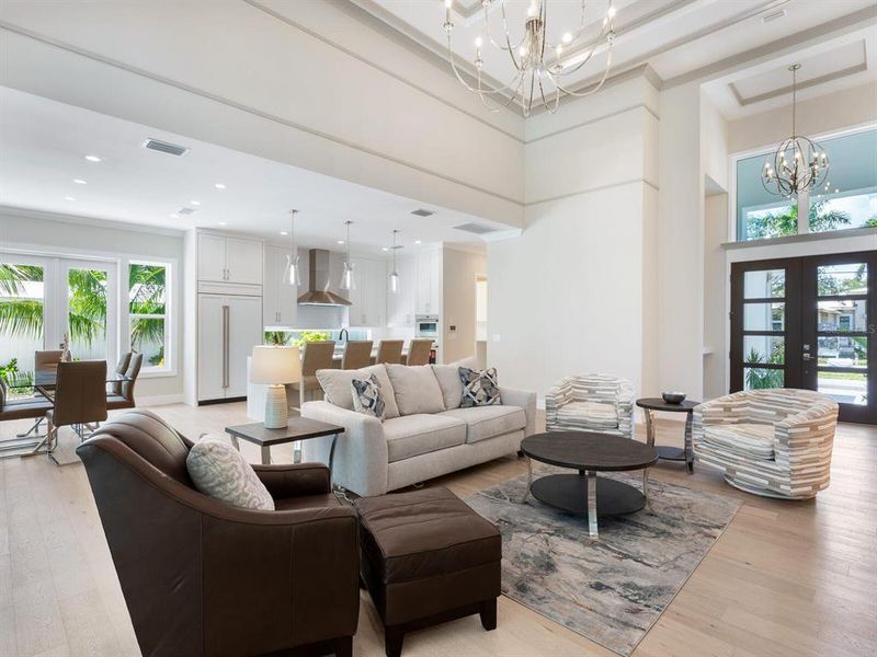Furnished interior view inside a new home in , Sarasota (Image 12).