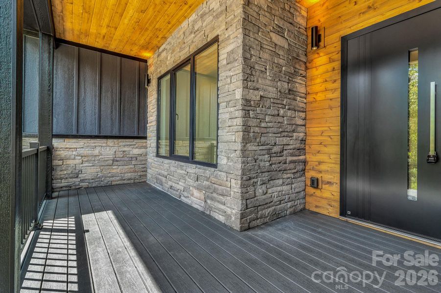 Exterior details and patio area of a home in , Fairview (Image 30).