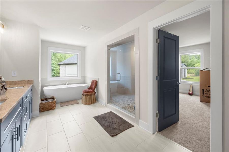 Furnished interior view inside a new home in , Fairburn (Image 6). Furnished interior view inside a new home in , Fairburn (Image 6).