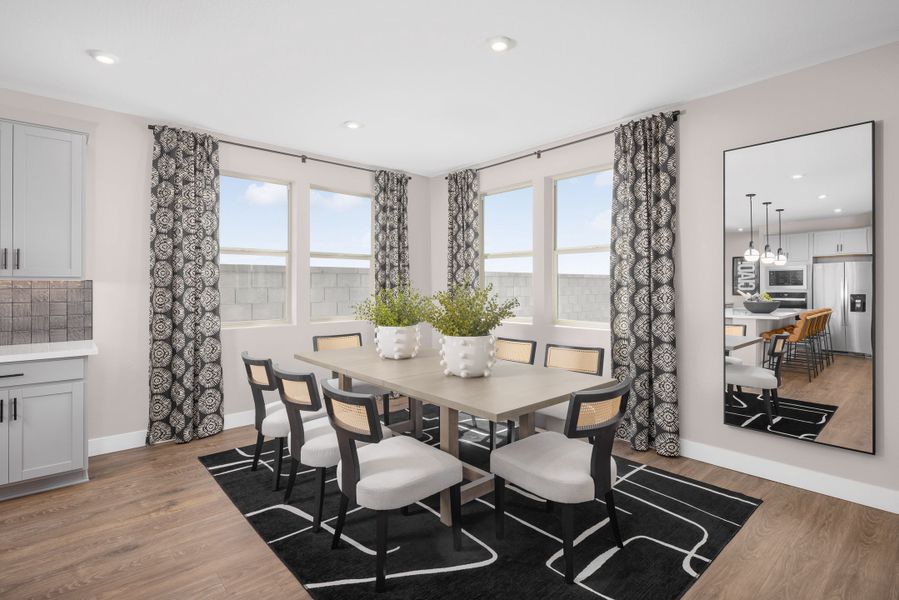 Representative furnished interior of a home built from the Saguaro by Beazer Homes in Montana Vista: Summit, Buckeye (Image 15). Representative furnished interior of a home built from the Saguaro by Beazer Homes in Montana Vista: Summit, Buckeye (Image 15).