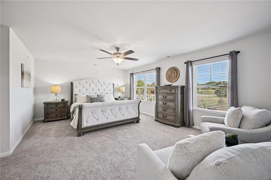 Furnished interior view inside a new home in Chastain Heights, Woodstock (Image 23). Furnished interior view inside a new home in Chastain Heights, Woodstock (Image 23).
