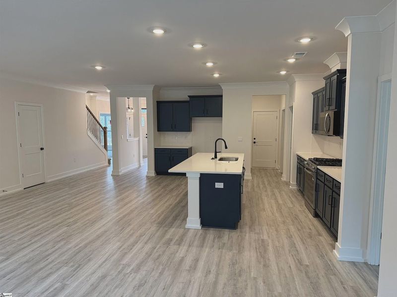 Furnished interior view inside a new home in Hidden Lake Estates, Greenville (Image 6).