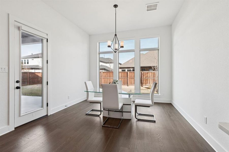 Furnished interior view inside a new home in , Copper Canyon (Image 15).