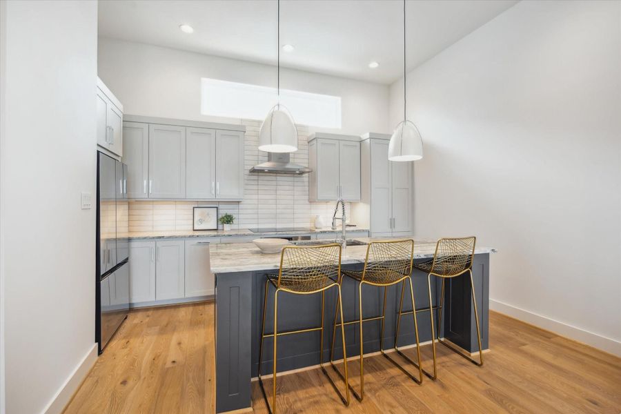 Furnished interior view inside a new home in Point East, Houston (Image 15).