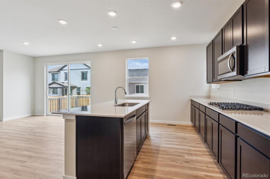 Furnished interior view inside a new home in Floret Collection at Parkdale Commons, Lafayette (Image 9).