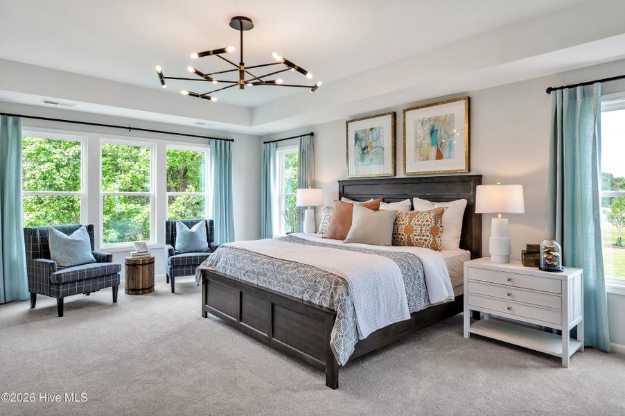 Furnished interior view inside a new home in Coastal Haven, Leland (Image 7).