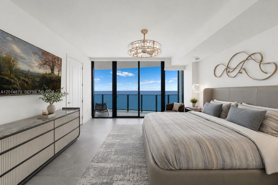 Furnished interior view inside a new home in , Pompano Beach (Image 10).