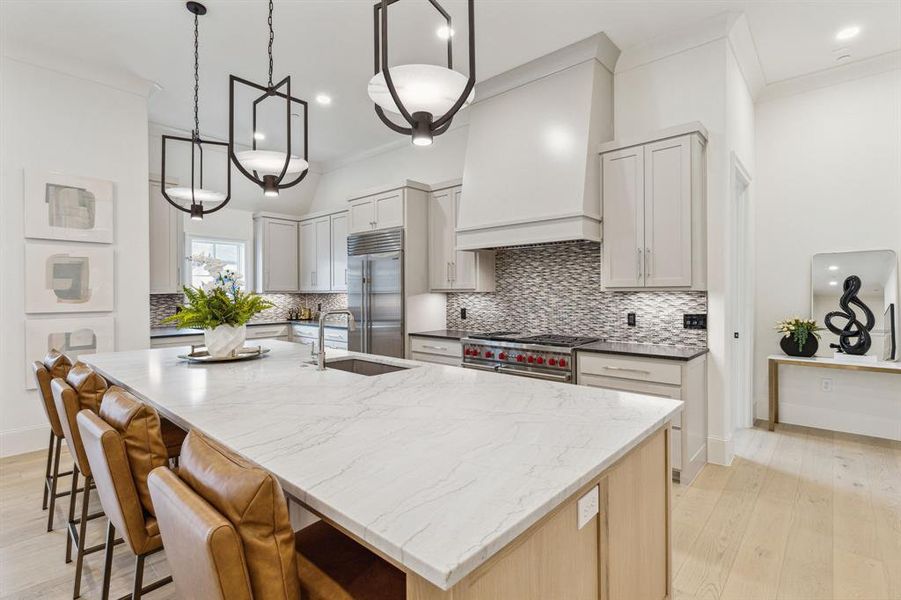 Furnished interior view inside a new home in , Plano (Image 5).