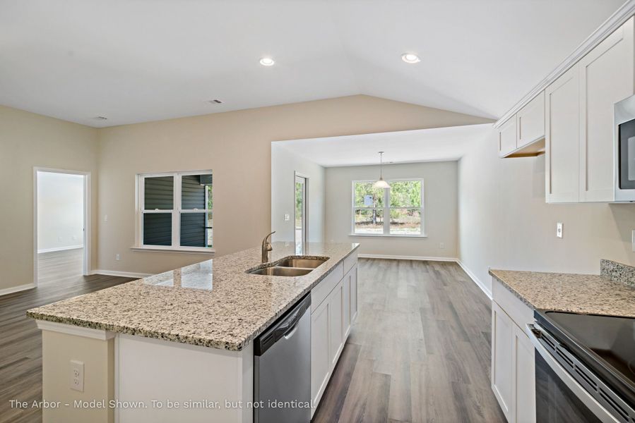 Representative furnished interior of a home built from the The Arbor by Smith Family Homes in Hayden Pointe, St. Marys (Image 9).
