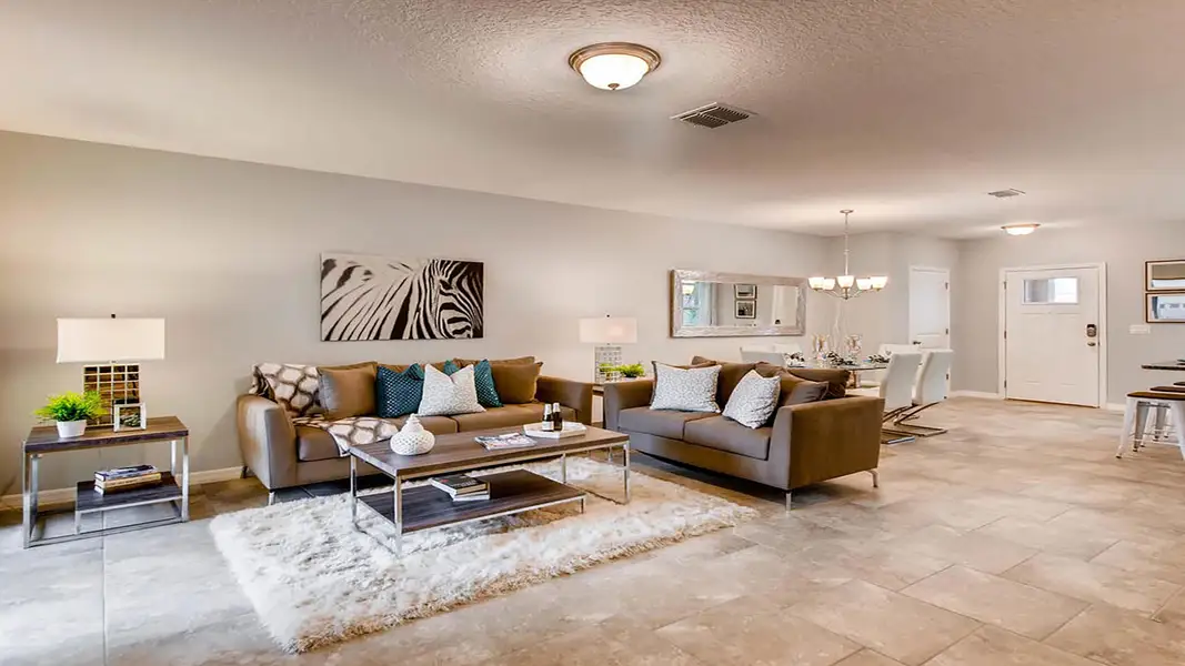 Furnished interior view inside a new home in Windrose, Apopka (Image 4).