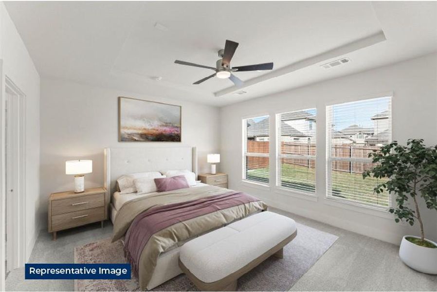 Furnished interior view inside a new home in Marine Creek Ranch, Fort Worth (Image 6).