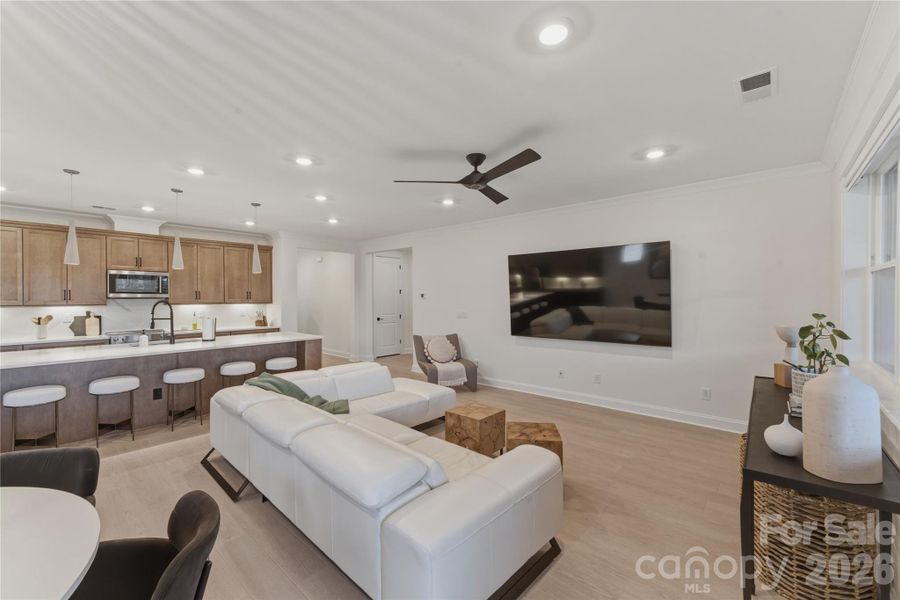 Furnished interior view inside a new home in Windell Woods, Tega Cay (Image 33).