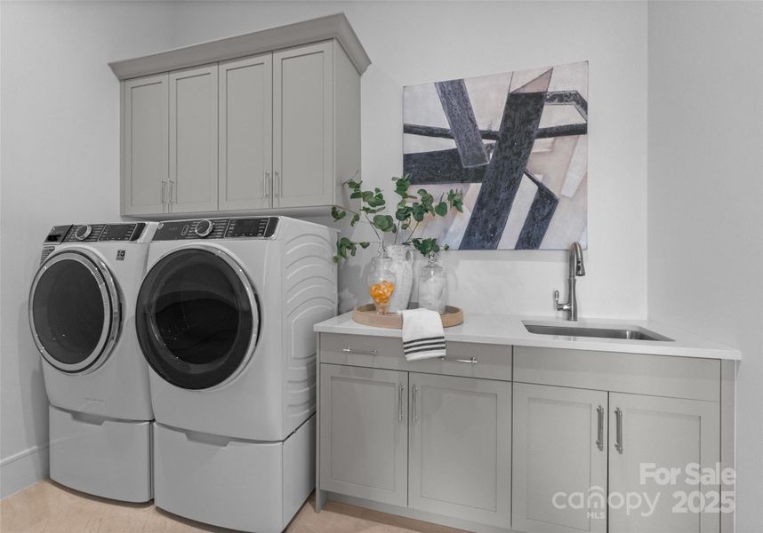 Furnished interior view inside a new home in , Weddington (Image 6).