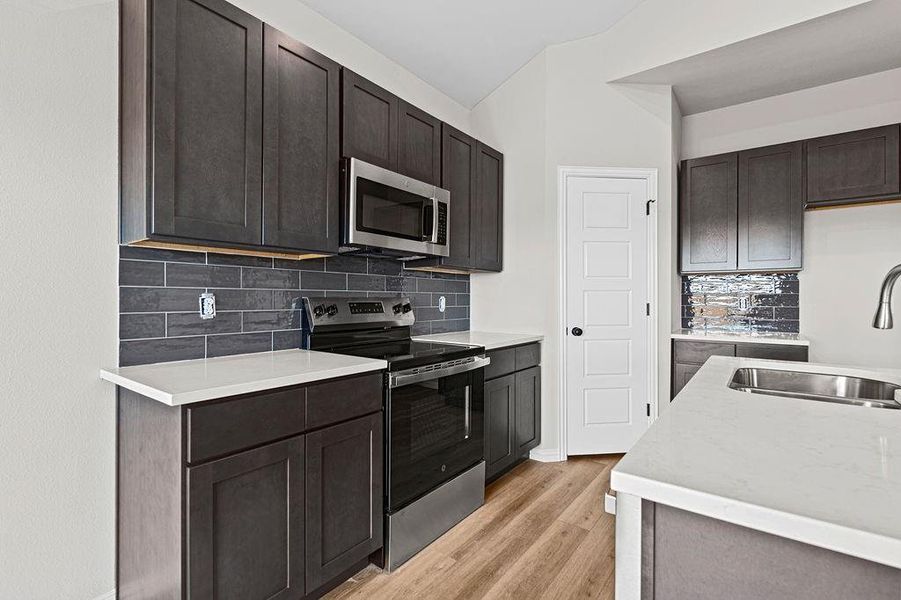 Furnished interior view inside a new home in Trails of Fossil Creek, Fort Worth (Image 13).