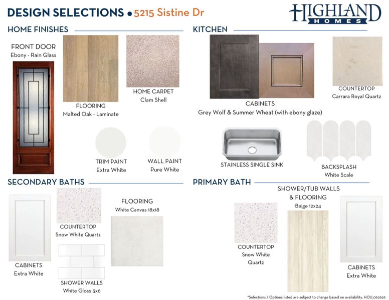 Sample of building materials used in homes in Meridiana, Manvel (Image 33). Sample of building materials used in homes in Meridiana, Manvel (Image 33).