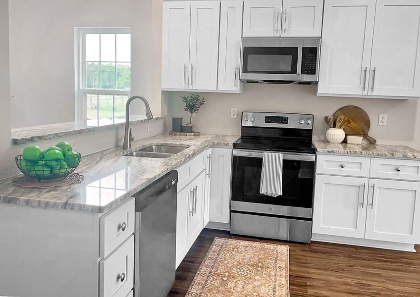 Furnished interior view inside a new home in , St. Stephen (Image 15).