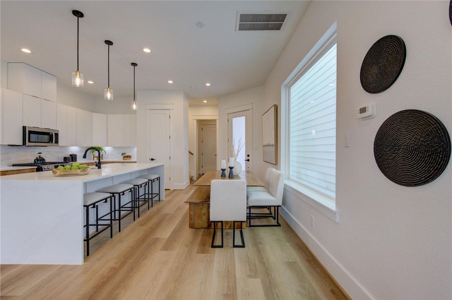 Furnished interior view inside a new home in , Houston (Image 17).