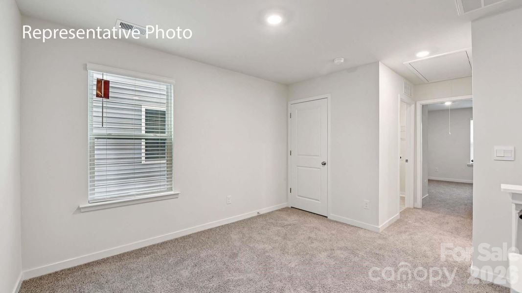 Spacious, unfurnished interior of a new home in Zion Springs, Hickory (Image 28).