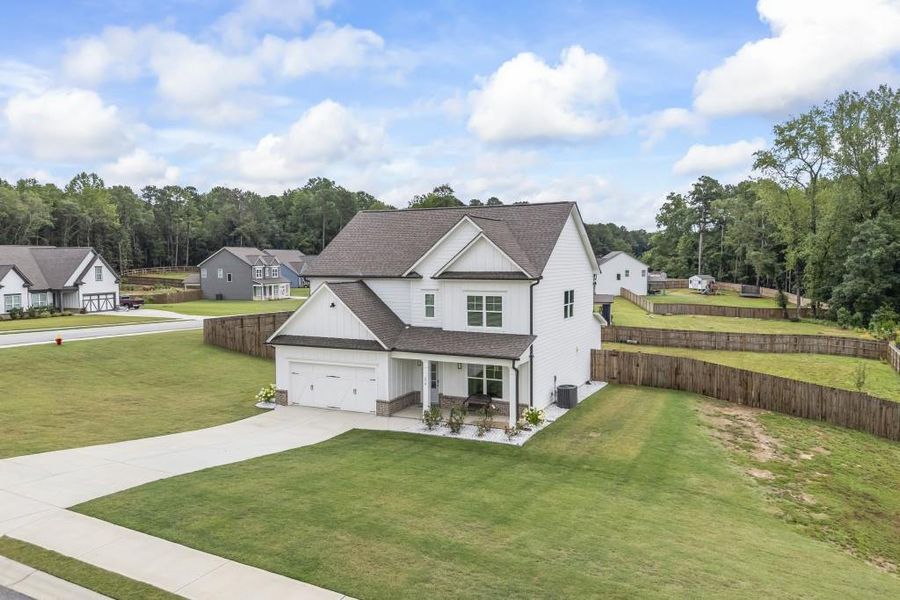 Front exterior of a new home in , Winder, GA, highlighting curb appeal (Image 30).