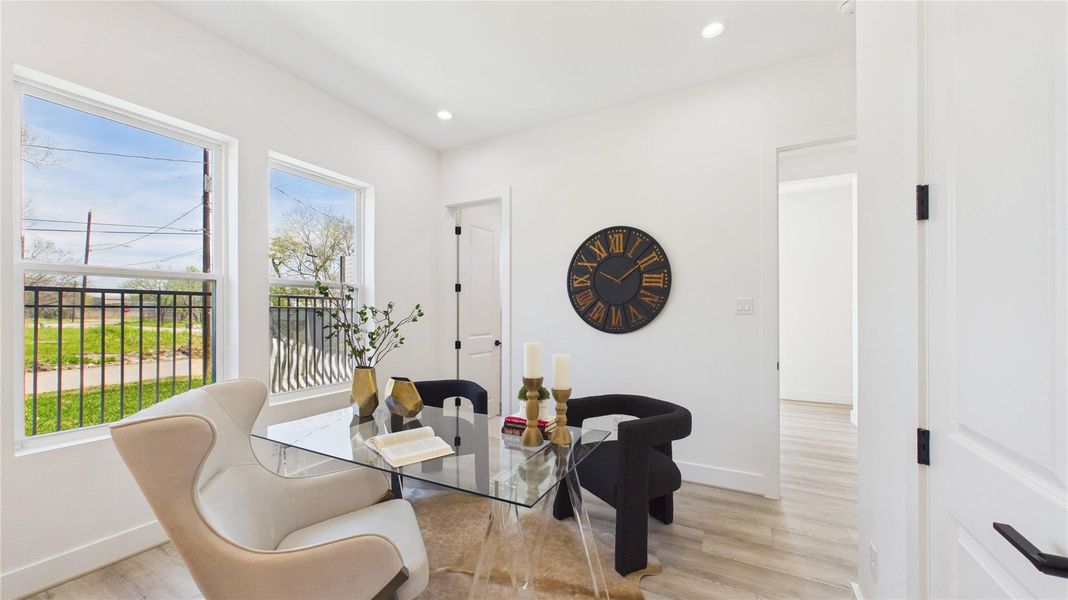 Furnished interior view inside a new home in , Houston (Image 34). Furnished interior view inside a new home in , Houston (Image 34).