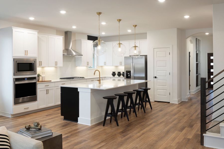 Furnished interior view inside a new home in Saddleback at Santa Rita Ranch, Liberty Hill (Image 6).
