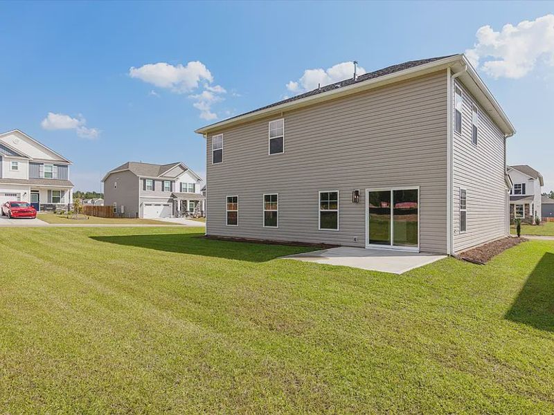 Exterior details and patio area of a home in Portrait Hills, Aiken (Image 3).